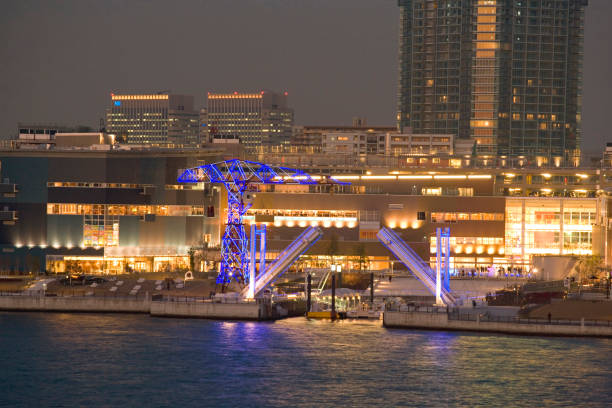 istock Toyosu urban Gate Bridge at night 665510738