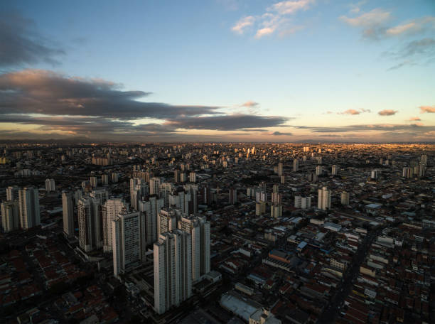 Aerial View of Sao Paulo, Brazil Aerial View of Sao Paulo, Brazil sao bernardo do campo stock pictures, royalty-free photos & images