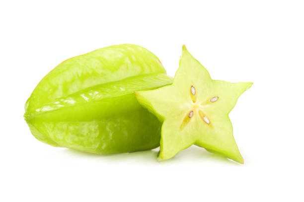 istock Star fruit isolated on a white background cutout 665514308