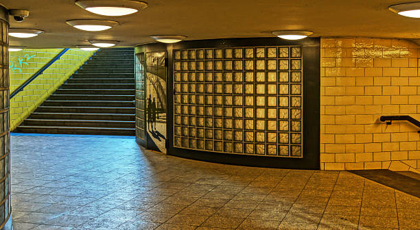 istock Interior Of Illuminated Pedestrian Tunnel 665518131
