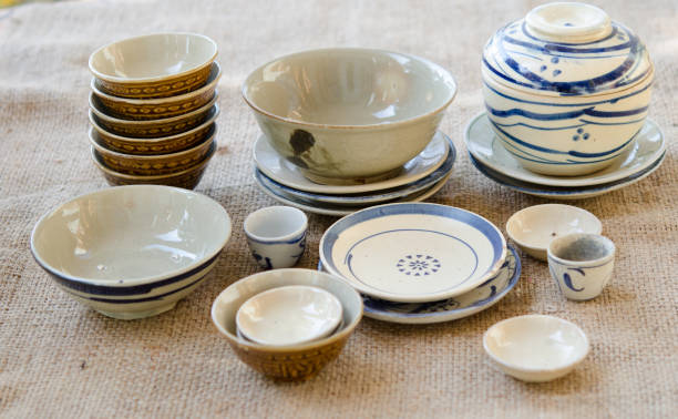 istock Asian vintage tableware. It's made by clay and very common in southeast Asia 665520108