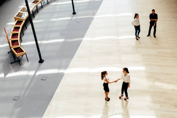 istock Young business people before starting work in their office 665536238