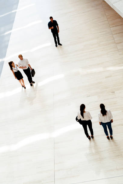 istock Young business people before starting work in their office 665537258