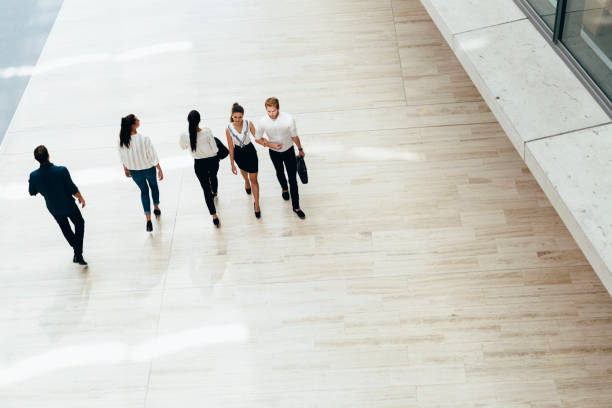 istock Young business people before starting work in their office 665537302