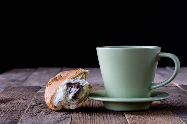 istock Coffee in a cup with a sweet dessert 665553810