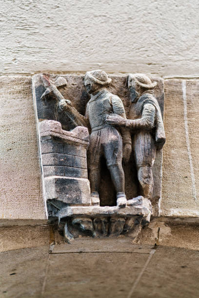 istock Bas relief in Geneva city center 665554954