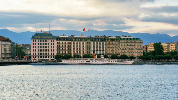 istock White Ferry in Geneva Lake Geneva Switzerland 665555202