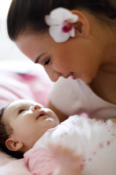istock Baby and mother at home 665560304