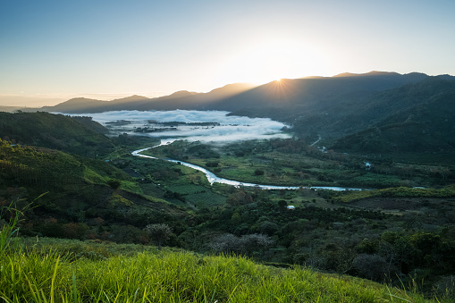 Valle de Orosi al amanecer photo