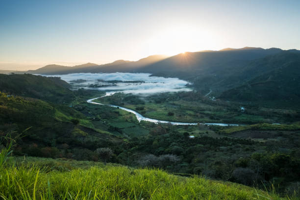 Valley of Orosi at sunrise