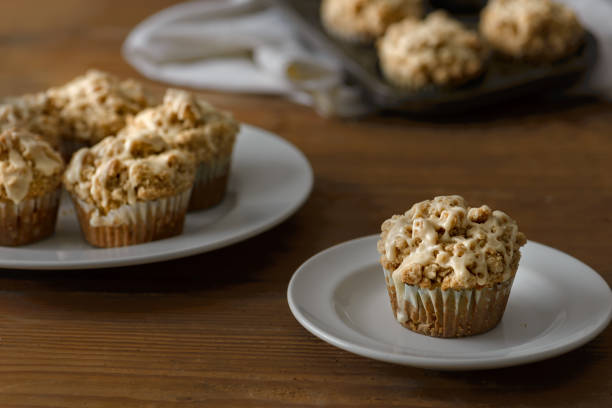 istock Plates of muffins 665574664