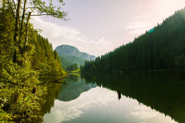 istock Red Lake - Red Lake, Eastern Carpathians, Romania 665581686