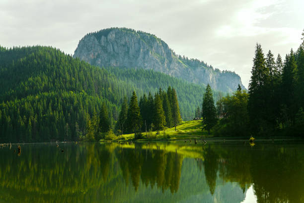 istock Red Lake - Red Lake, Eastern Carpathians, Romania 665582638
