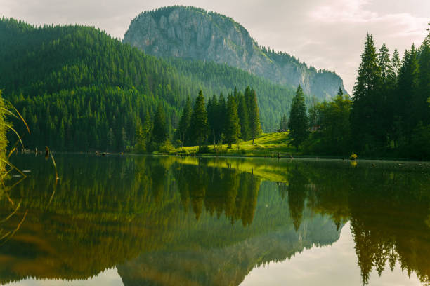 istock Red Lake - Red Lake, Eastern Carpathians, Romania 665585324