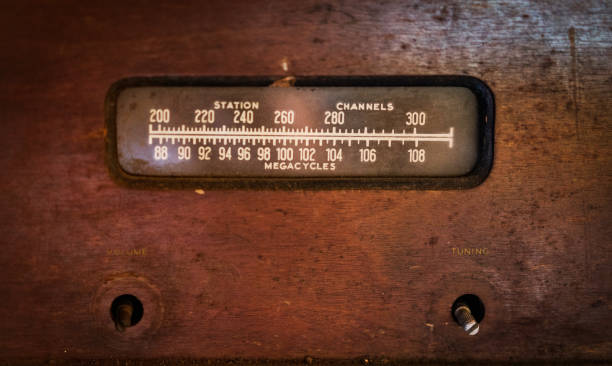 istock Antique radio 665588378