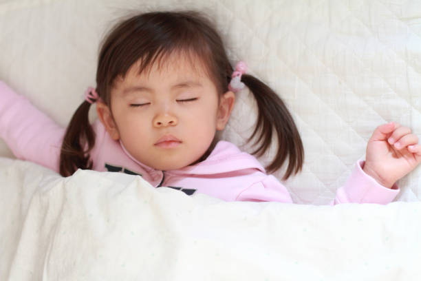 istock sleeping Japanese girl (2 years old) 665602554