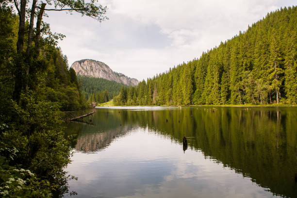 istock Red Lake - Red Lake, Eastern Carpathians, Romania 665602618