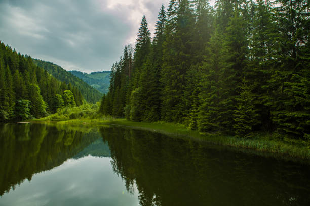 istock Red Lake - Red Lake, Eastern Carpathians, Romania 665603914