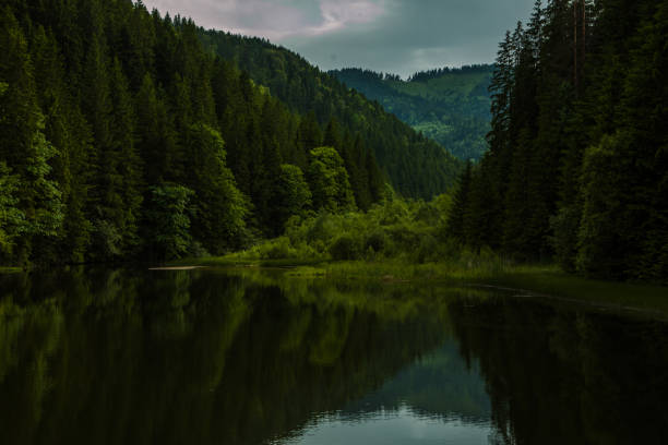 istock Red Lake - Red Lake, Eastern Carpathians, Romania 665606734