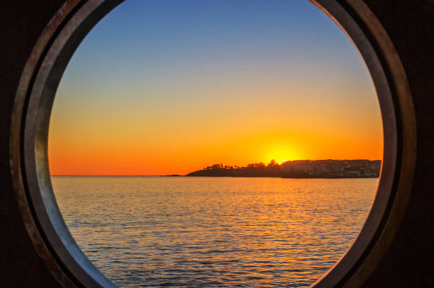 istock Golden sunset over Portonovo 665610062