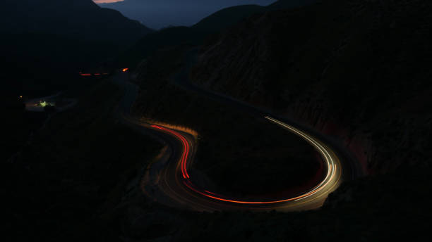 Grimes Canyon California at sunset/night 4k