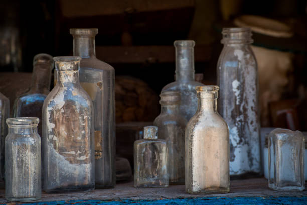 istock Antique Glass Bottles 665619896