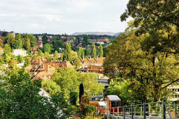 istock Marzilibahn funicular with cable car in Bern 665629670