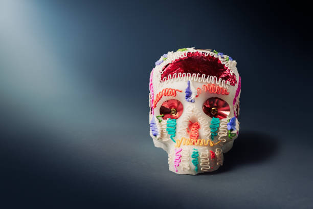 istock Sugar Skull used for altars at 