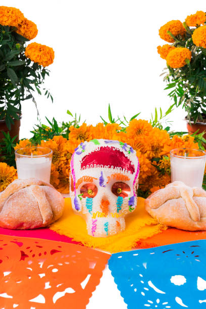 istock Sugar Skull used for altars at 