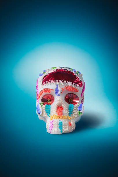 istock Sugar Skull used for altars at 