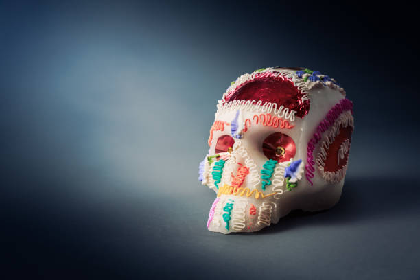 istock Sugar Skull used for altars at 