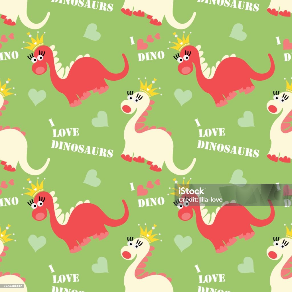 Mô Hình Liền Mạch Khủng Long Dễ Thương Nền Khủng Long Hoạt Hình ...