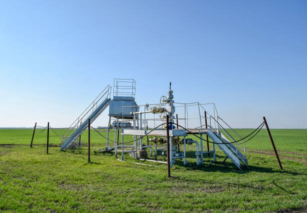 istock The equipment and technologies on oil fields. Oil well 665653374