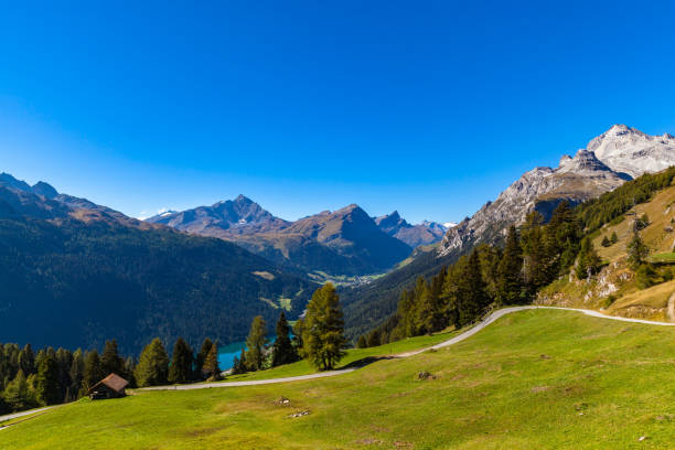 istock Beautiful view the Alps in Grisons 665655860
