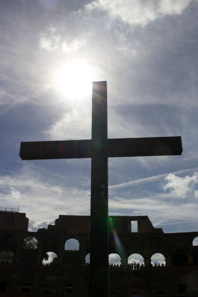 istock Christian Cross Colosseum 665656494