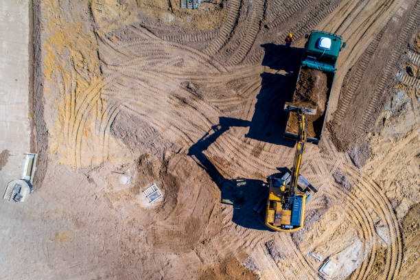 istock New road construction site aerial view 665666690