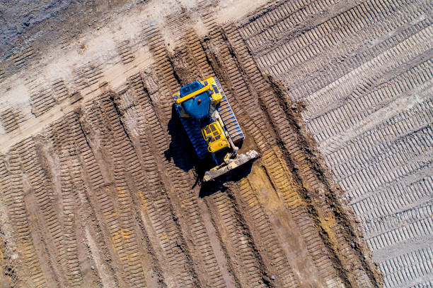 istock New road construction site aerial view 665666808