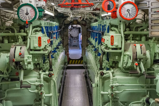 istock engine room of the ship 665670680