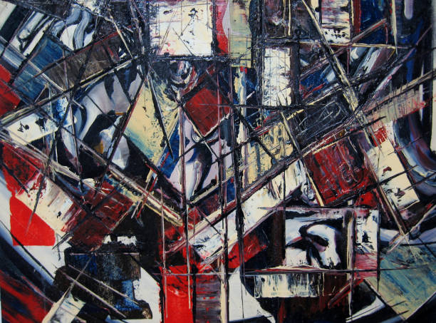 istock The Graffiti Painters - An oil painting done on canvasd 665693114