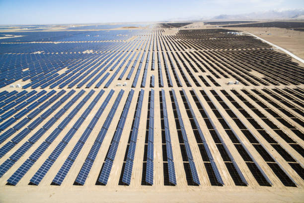 istock solar panels in the field 665696278