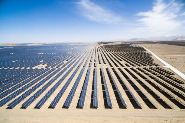 istock solar panels in the field 665702640