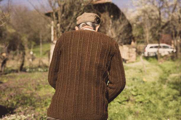 istock Senior man walking at nature 665711664