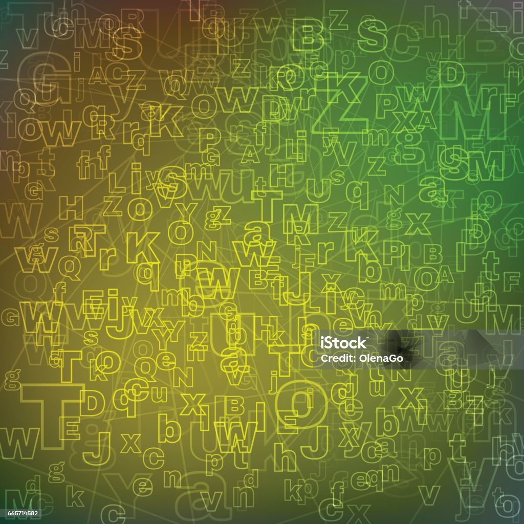 Language Pattern Background English Language Pattern Stock Illustration - Download Image Now ...