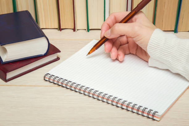 Editing picture of book and pen