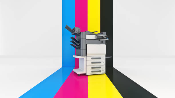 istock Concept of four. Color printing. 3d Rendering 665718254
