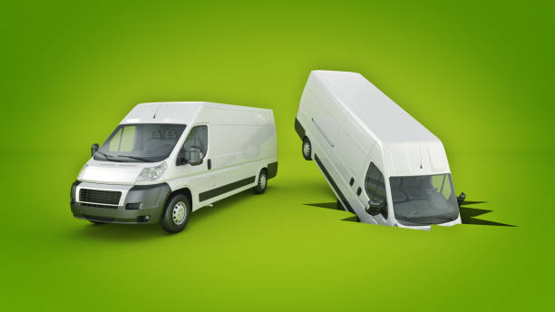 istock Accident car with car insurance. 3d Rendering 665721634
