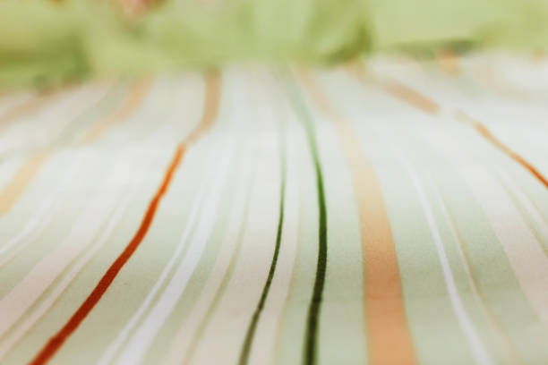 texture with strips of fabric. shallow depth of field. Selective focus.