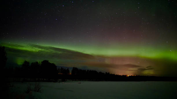 istock Aurora Borealis of Finnish Lapland 665758032