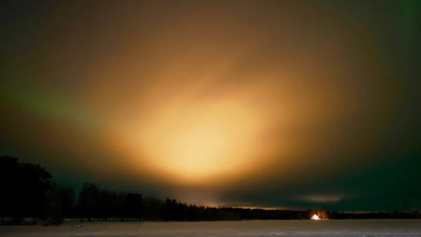 istock Aurora Borealis of Finnish Lapland 665758044