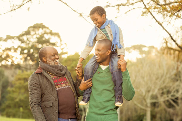 istock Extended family posing with warm clothes 665776202